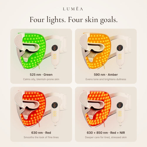 Four LED light modes