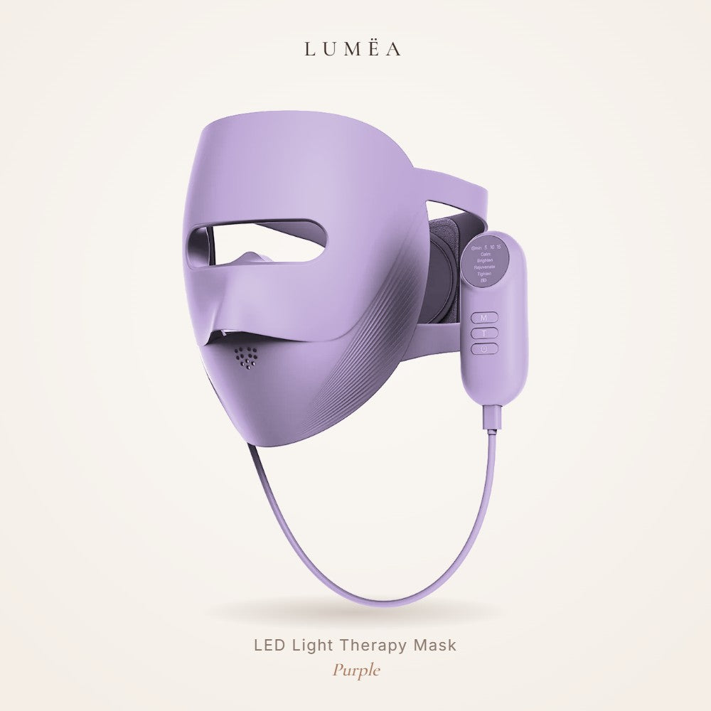 Lumëa LED mask in Purple